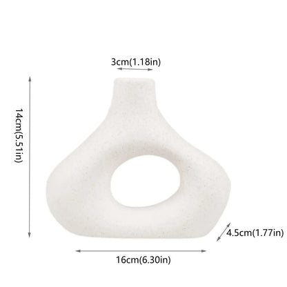 DecorBites™ Nordic Ceramic Flower Vase Home Decor