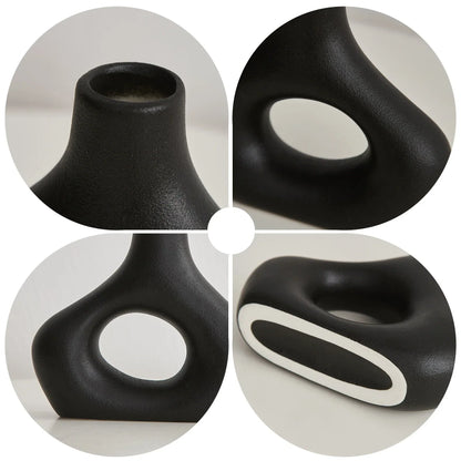 DecorBites™ Nordic Ceramic Flower Vase Home Decor