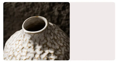 DecorBites™ Nordic Ceramic Vase with Pampas Grass