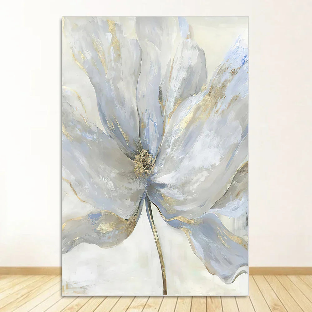 DecorBites™ Nordic Flower Abstract Canvas Art Print