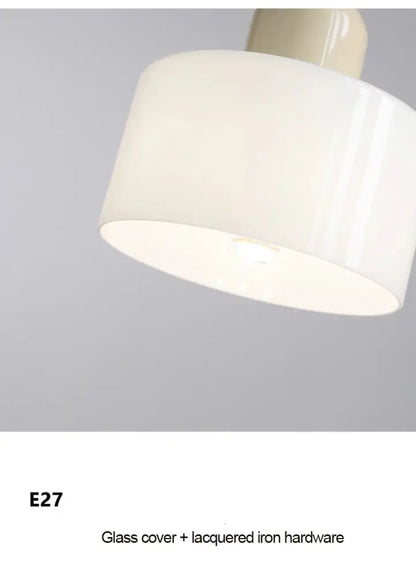 Orange & olive glass chandelier pendant lights bedroom