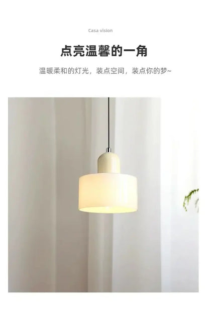 Orange & olive glass chandelier pendant lights bedroom