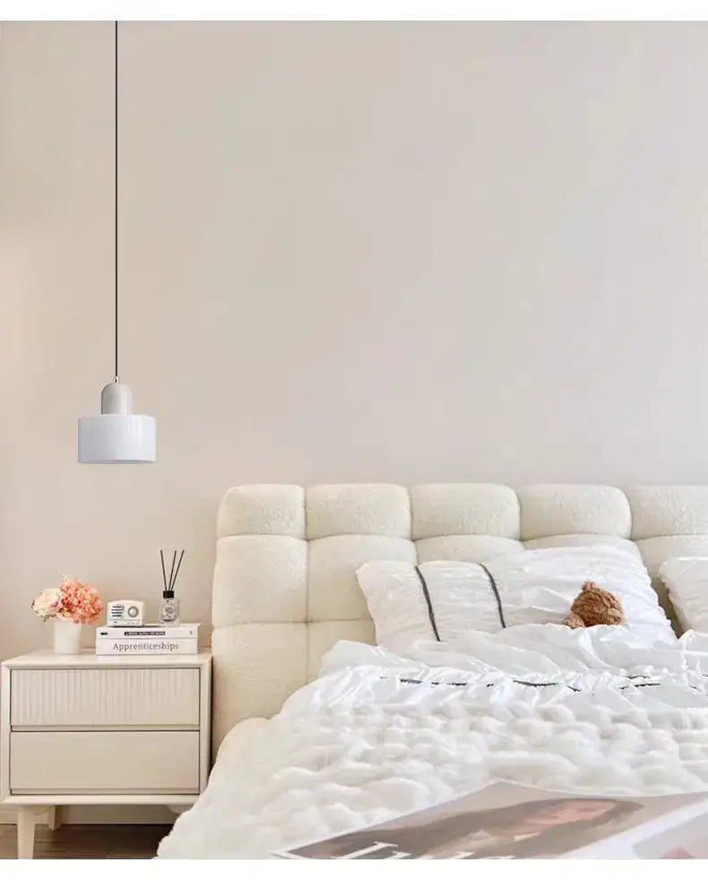 Orange & olive glass chandelier pendant lights bedroom