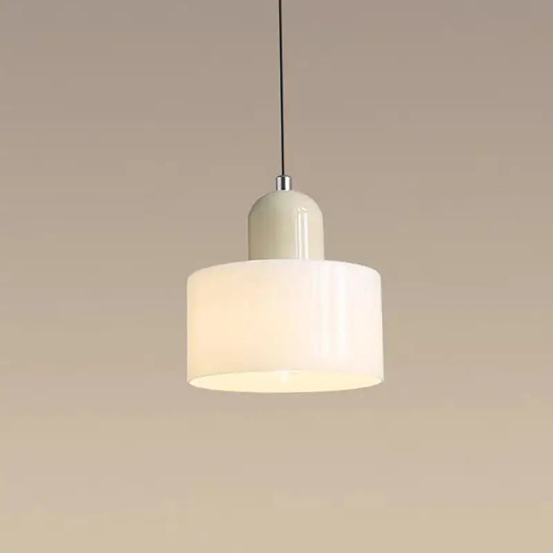 Orange & olive glass chandelier pendant lights bedroom
