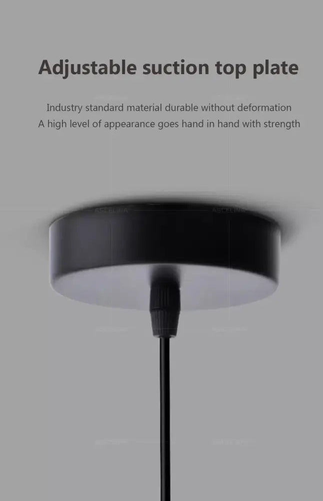 Modern glossy black nordic glass led pendant – dining room light