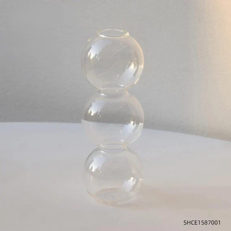 DecorBites™ Nordic Glass Vase - Home Decoration Gift