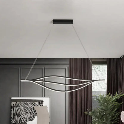 Modern black nordic led pendant light kitchen island lighting