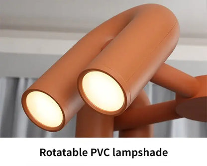 Modern gray 4 light led ceiling chandelier living room pendant
