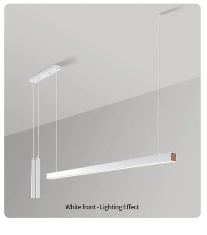 Minimalist black nordic led chandelier dining room pendant light