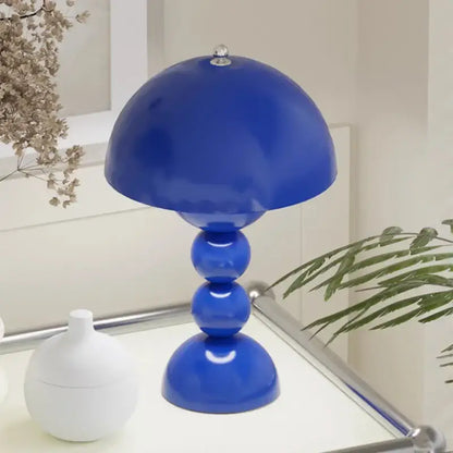 Glossy yellow nordic led table lamp bedroom usb dimmable light