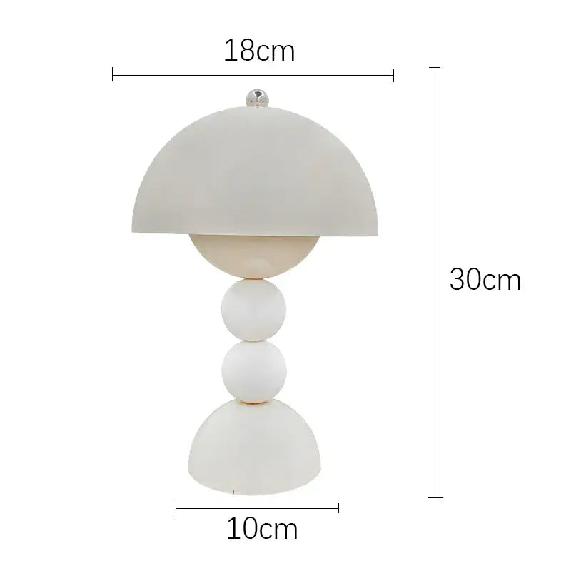 Glossy yellow nordic led table lamp bedroom usb dimmable light