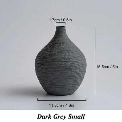 DecorBites™ Nordic Luxury Ceramic Vase for Home Décor