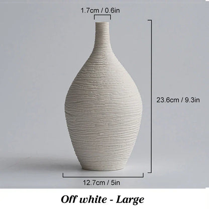 DecorBites™ Nordic Luxury Ceramic Vase for Home Décor