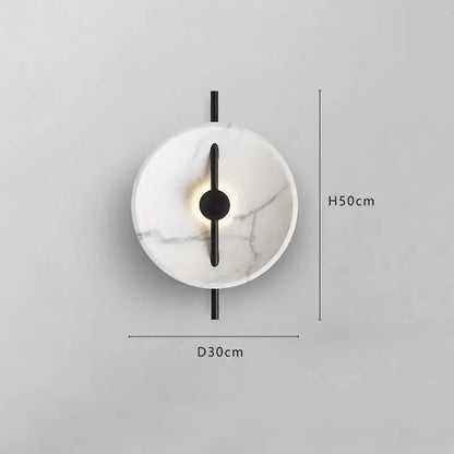 Minimalist matte gold and black modern wall sconce bedroom light
