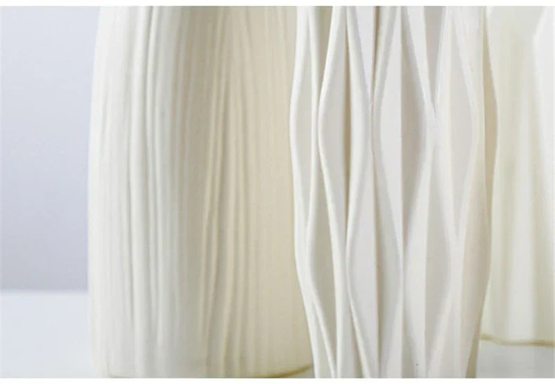 DecorBites™ Nordic Plastic Vase for Modern Home Decor