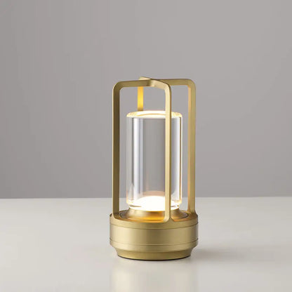 Modern minimalist nordic rechargeable table lamp bedroom lantern