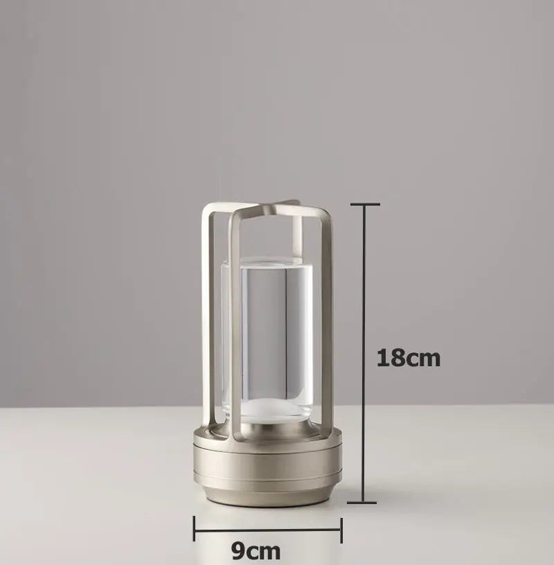 Modern minimalist nordic rechargeable table lamp bedroom lantern