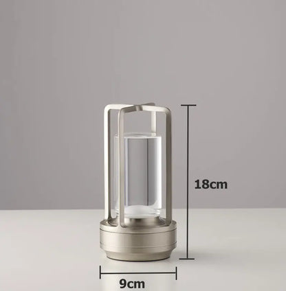 Modern minimalist nordic rechargeable table lamp bedroom lantern