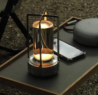 Modern minimalist nordic rechargeable table lamp bedroom lantern