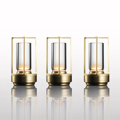 Modern minimalist nordic rechargeable table lamp bedroom lantern