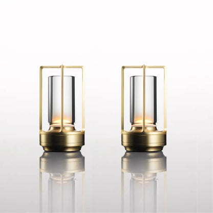 Modern minimalist nordic rechargeable table lamp bedroom lantern