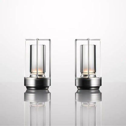 Modern minimalist nordic rechargeable table lamp bedroom lantern