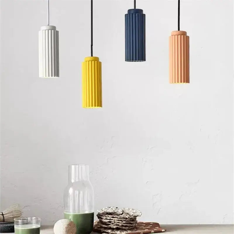 Modern natural wood donna circle chandelier for dining room kitchen