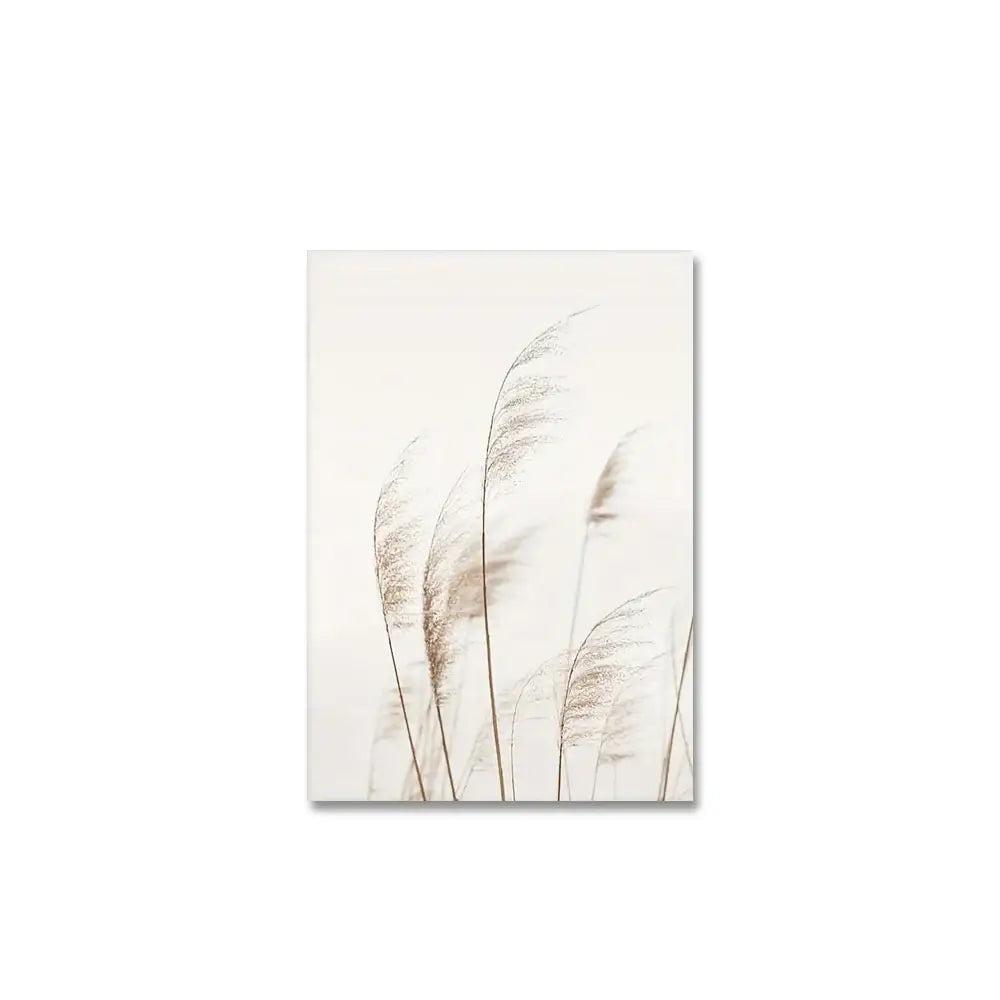 Beige framed seascape canvas wall art set for living room coastal decor