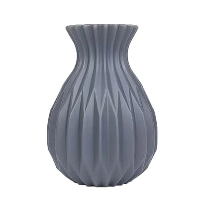 DecorBites™ Nordic Style Plastic Flower Vase for Home Decor