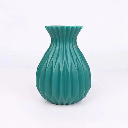 DecorBites™ Nordic Style Plastic Flower Vase for Home Decor