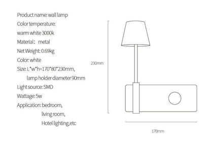 DecorBites™ Nordic Wall Lights for Bedroom