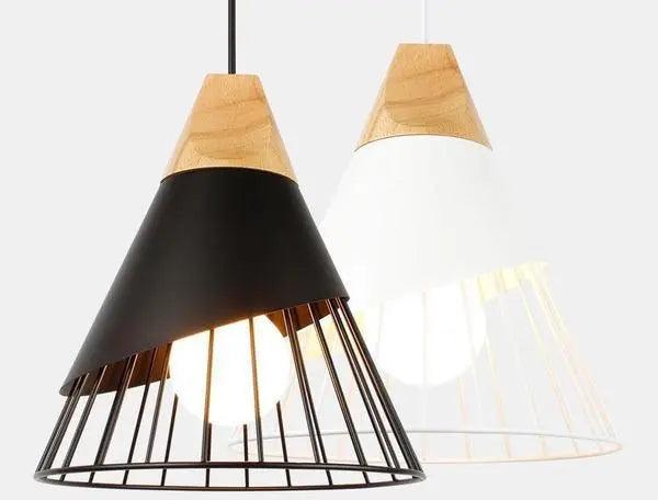 DecorBites™ Nordic Wood Hanging Lights