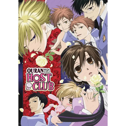 Anime pink & white high school host club poster bedroom wall art