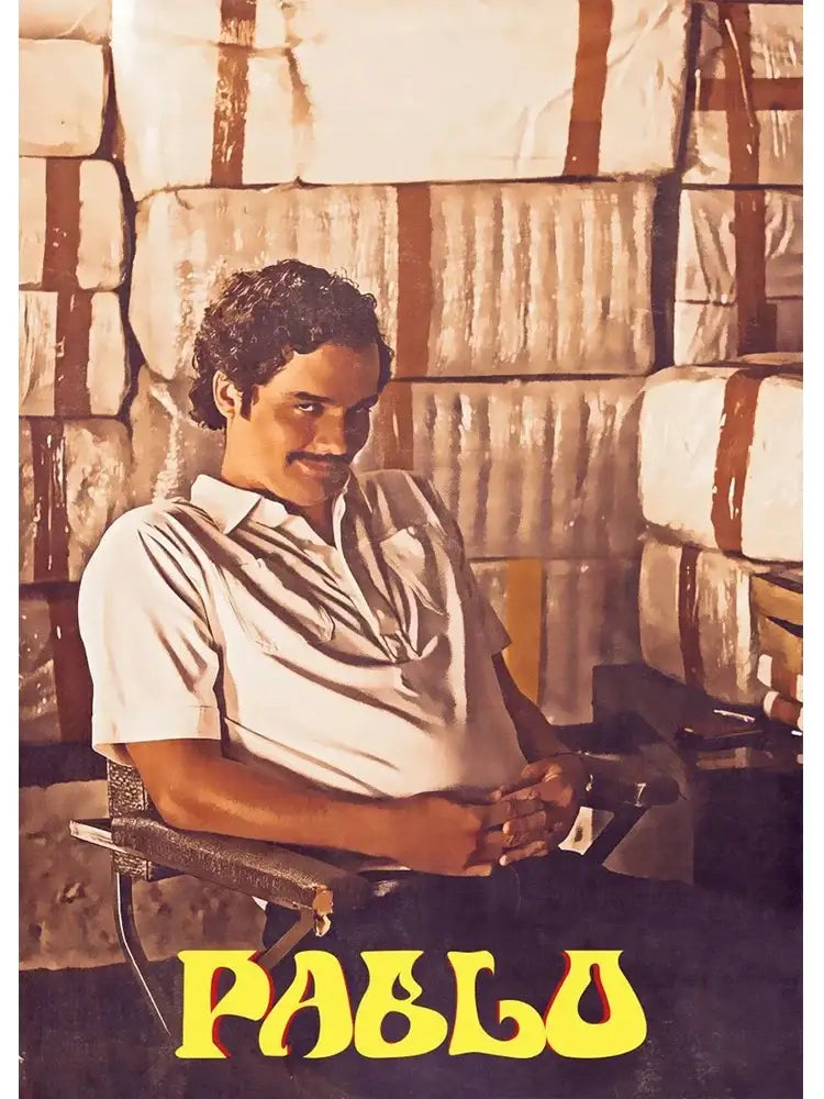 Pablo escobar mugshot black & white wall art living room decor