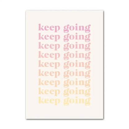 Minimalist cream & sage be kind wall art print bedroom decor