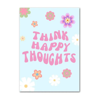 Pastel yellow smiley flower wall art bedroom bondi poster