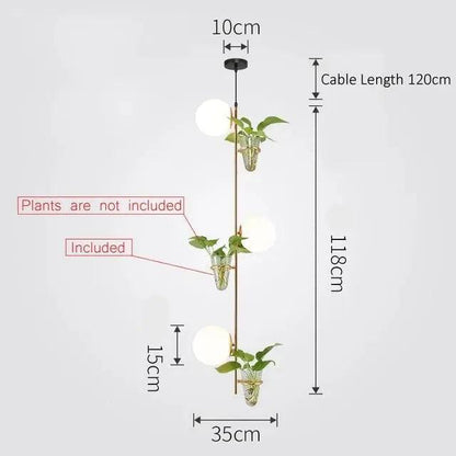 DecorBites™ Pendant Planter Light