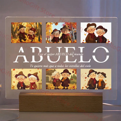 Custom photo acrylic lamp bedroom night light gift