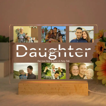 Custom photo acrylic lamp bedroom night light gift