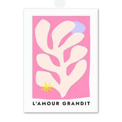 Minimalist pink angel number framed art set bedroom gallery wall art