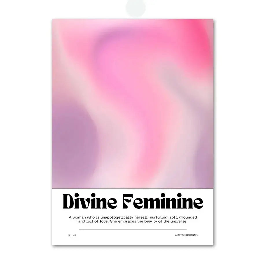 Minimalist pink angel number framed art set bedroom gallery wall art