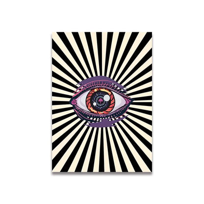Modern ciao bella pink cartoon print canvas – bedroom wall art