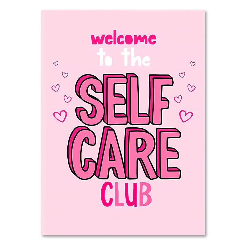 DecorBites™ Pink Makeup Funny Quote Art Poster