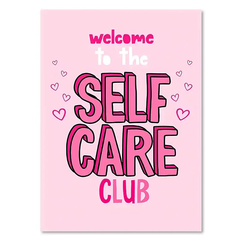 Funny pink quote art poster set bedroom motivational wall decor
