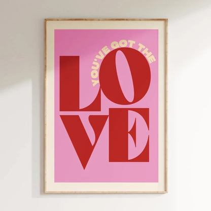 DecorBites™ Pink Music Lyrics Wall Art Canvas