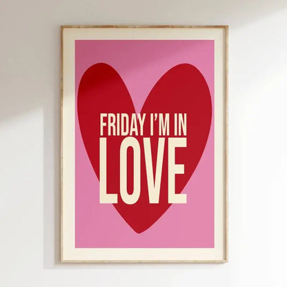 Modern red and white love music wall art canvas bedroom poster
