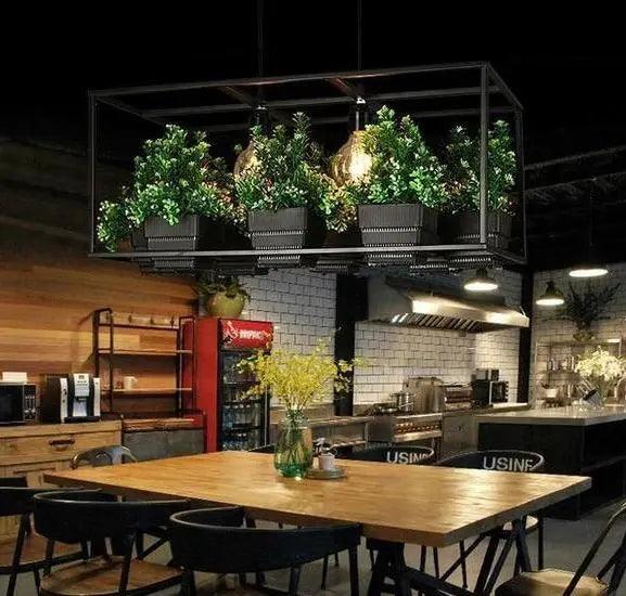 DecorBites™ Planter Light Chandelier