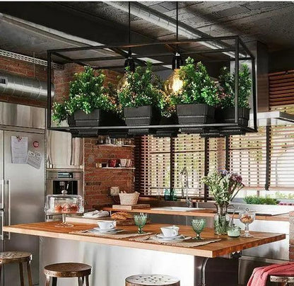 DecorBites™ Planter Light Chandelier