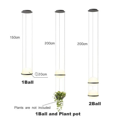 DecorBites™ Planter Light Pendant Chandelier