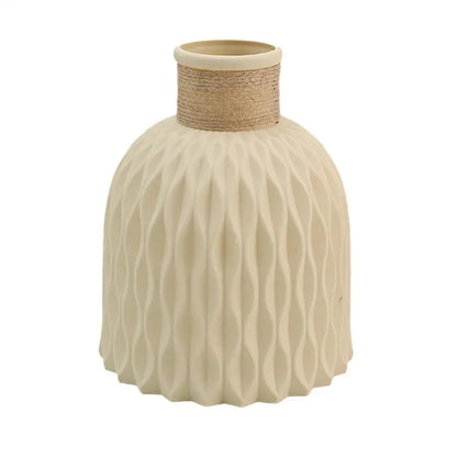 DecorBites™ Plastic Flower Arrangement Vase - Home Décor